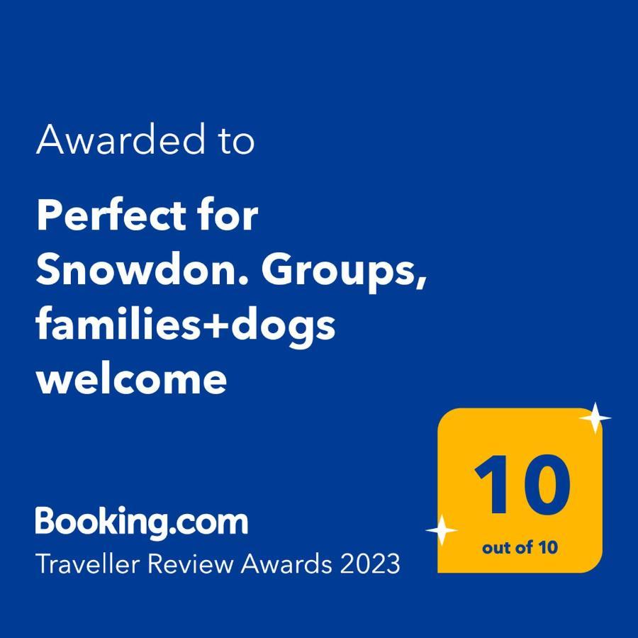 Perfect For Snowdon. Groups, Families+Dogs Welcome Llanberis Ngoại thất bức ảnh